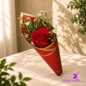 Pure Red Rose Wrap