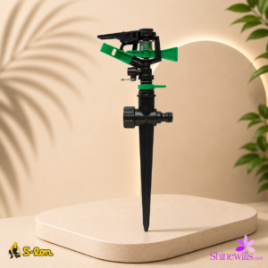 Plastic Impulse Sprinkler with Plastic Spike